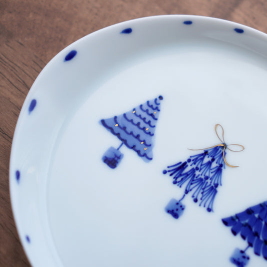 3本ならんだツリーのプレート