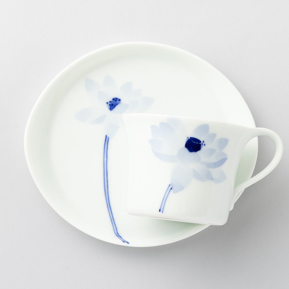 ブルーメマグSカップ＆ソーサーセット(ハス)