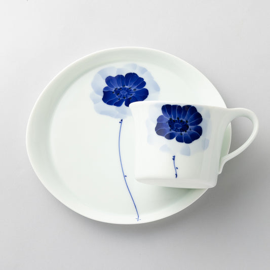 ブルーメマグMカップ＆ソーサーセット(アネモネ)