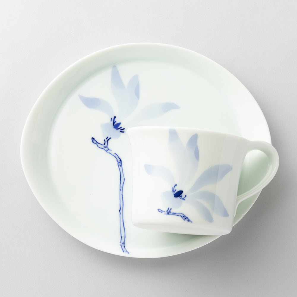 ブルーメマグMカップ＆ソーサーセット(こぶし)