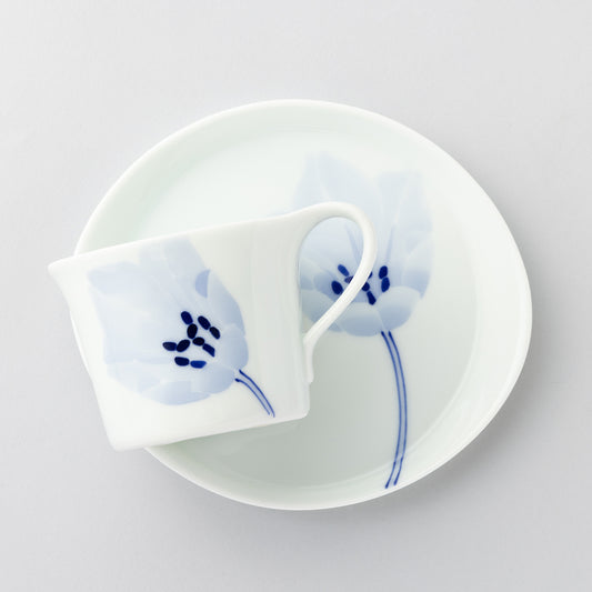 ブルーメマグSカップ＆ソーサーセット(チューリップ)